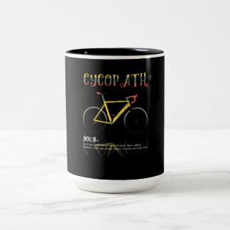 Tasse 2 Couleurs Définition Drôle Vélo Addict Cadeau pour