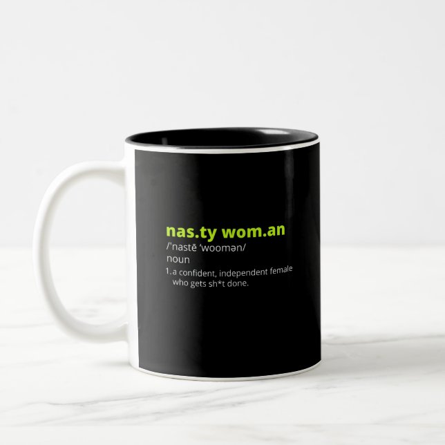 Tasse 2 Couleurs Définition du dictionnaire des femmes malignes (Gauche)
