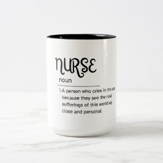 Tasse 2 Couleurs Définition d'une infirmière-Partie 3