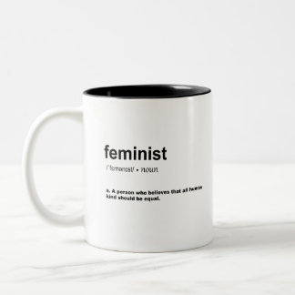 Tasse 2 Couleurs Définition féministe