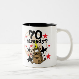 Tasse 2 Couleurs Déjà anniversaire 70