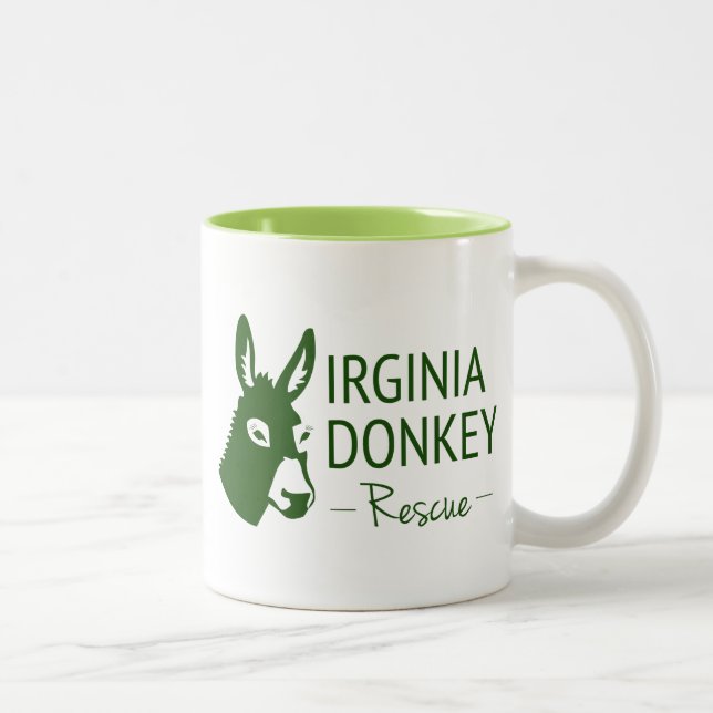 Tasse 2 Couleurs Délivrance d'âne de la Virginie (Droit)