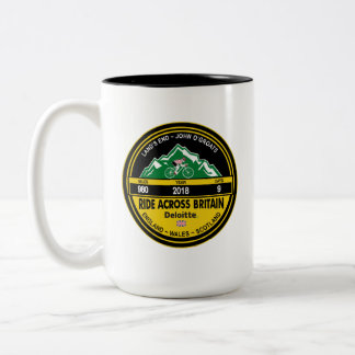 Tasse 2 Couleurs Deloitte MONTENT À TRAVERS la GRANDE-BRETAGNE 2018