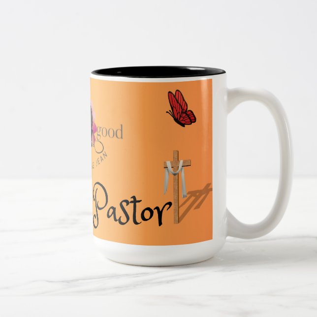 Tasse 2 Couleurs Demander au pasteur (Droit)