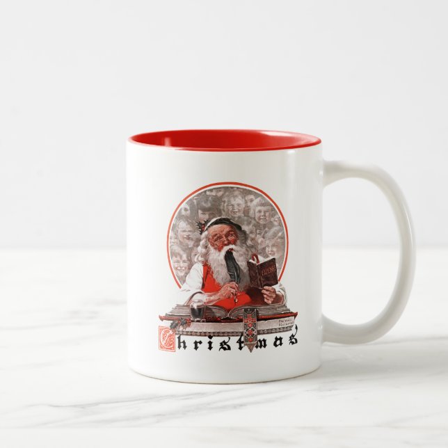 Tasse 2 Couleurs Dépenses de père Noël (Droit)