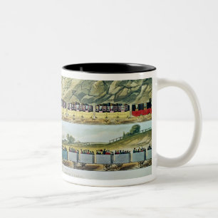 Tasse 2 Couleurs Déplacement sur Liverpool et Manchester