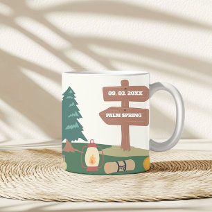 Tasse 2 Couleurs Dernière randonnée avant l'enterrement de vie de j