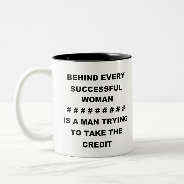 TASSE 2 COULEURS DERRIÈRE CHAQUE FEMME RÉUSSIE (Gauche)