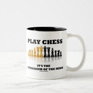 Tasse 2 Couleurs Des échecs de jeu c'est le gymnase de l'esprit