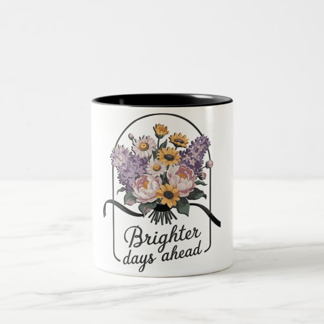 Tasse 2 Couleurs Des Jours plus brillants Inspiration Citation/Subl (Centre)