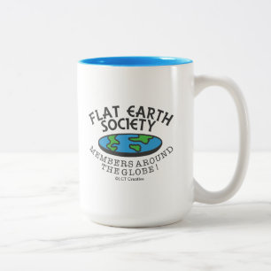 Tasse 2 Couleurs Des Membres De La Société Planète Autour Du Monde