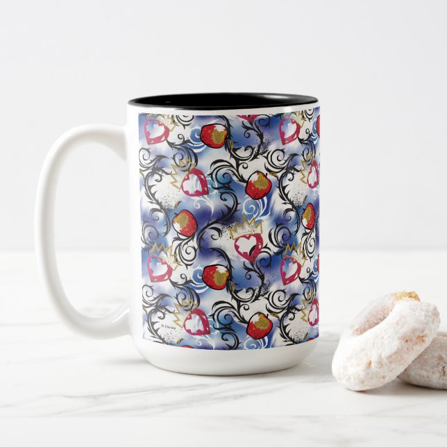 Tasse 2 Couleurs Descendants | Evie | Motif Apple (Avec donut)