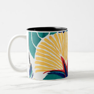 Tasse 2 Couleurs Design botanique Art Nouveau