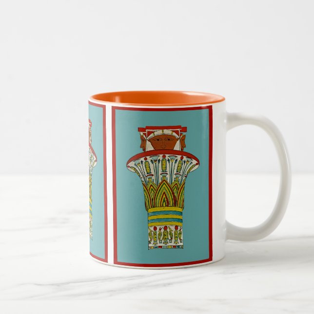 Tasse 2 Couleurs Design égyptien #3 à Emporio Moffa (Droit)