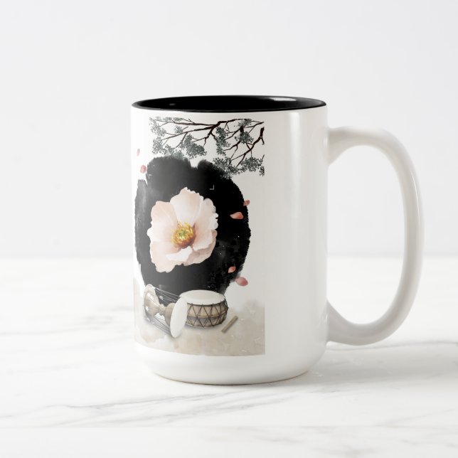 Tasse 2 Couleurs Design traditionnel coréen (Droit)