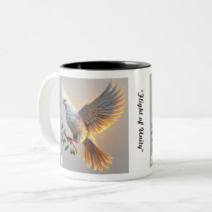 Tasse 2 Couleurs "Désir universel de paix"