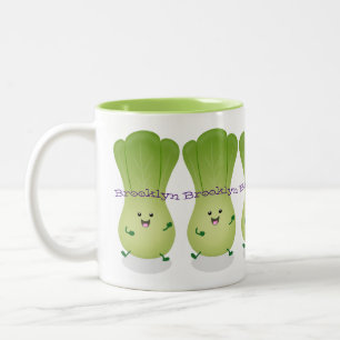 Tasse 2 Couleurs dessin animé mignon de bok choy