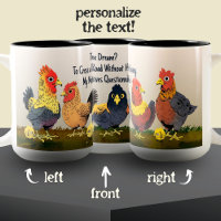Dessin humoristique Poulet Drôle Phrase