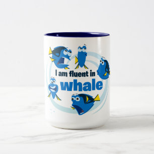 Tasse 2 Couleurs Destin  Je suis floue en baleine