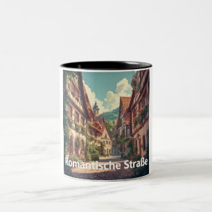 Tasse 2 Couleurs Deutschland Reise-Mug - Romantische Straße