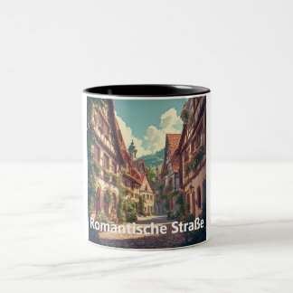 Tasse 2 Couleurs Deutschland Reise-Mug - Romantische Straße