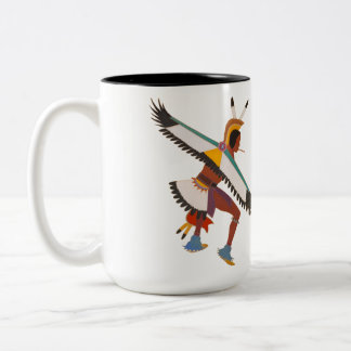 Tasse 2 Couleurs Deux danseurs d'aigle