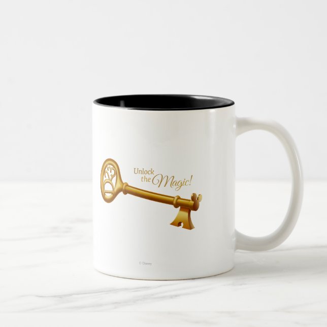 Tasse 2 Couleurs Déverrouiller la clé magique (Droit)