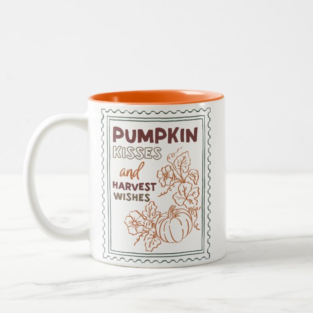 Tasse 2 Couleurs Devis d'automne (Gauche)