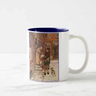 Tasse 2 Couleurs Dickens l'oie d'un grippe-sou de chant de Noël