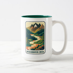 Tasse 2 Couleurs Dickshooter Creek Idaho couleurs