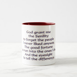 Tasse 2 Couleurs Dieu Grant j'humour