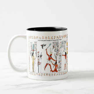 Tasse 2 Couleurs Dieux égyptien de l'ancienne égypte