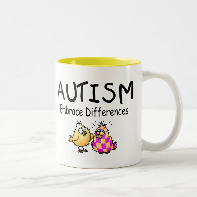 Tasse 2 Couleurs Différences d'étreinte (PY) (Droit)