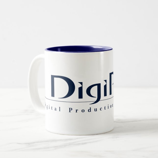 Tasse 2 Couleurs DigiPro_Logo_Mug (Devant gauche)