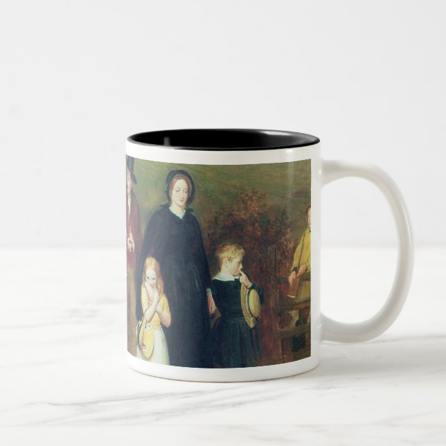 Tasse 2 Couleurs Dimanche matin - la promenade de l'église, 1846 (Droit)