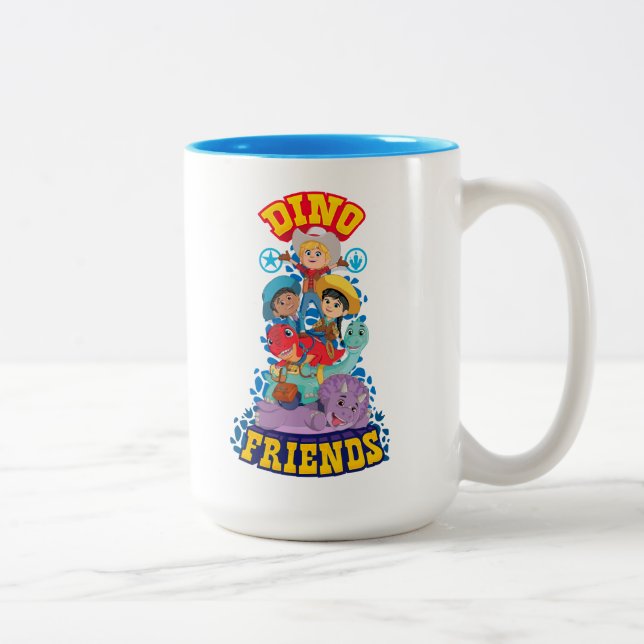 Tasse 2 Couleurs Dino Friends | Dino Ranch (Droit)