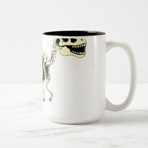 Tasse 2 Couleurs Dinosaure Dinosaure Dinosaure Dessin brillant dans