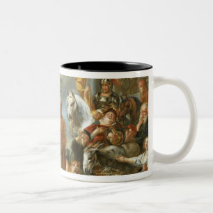 Tasse 2 Couleurs Diogène recherchant un homme honnête, c.1650-55 