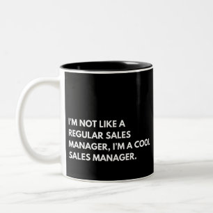 Tasse 2 Couleurs Directeur commercial citation drôle