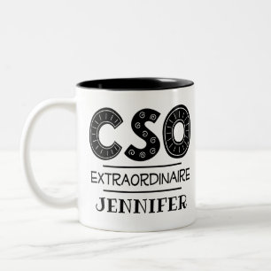 Tasse 2 Couleurs Directeur scientifique principal de CSO