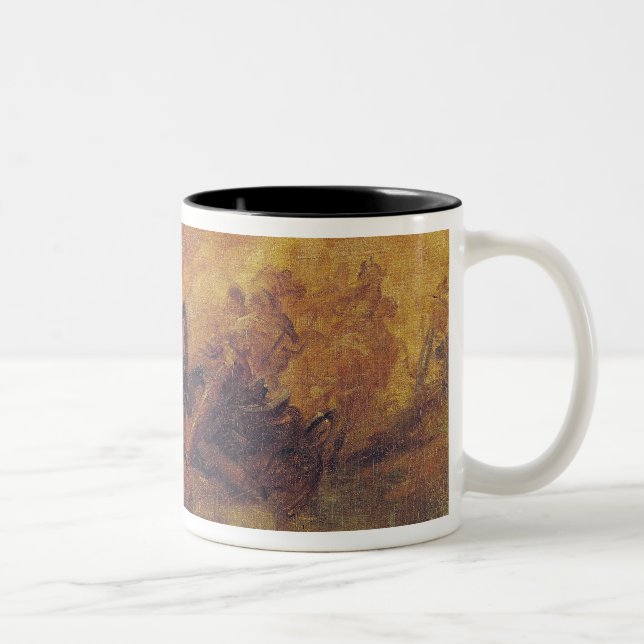 Tasse 2 Couleurs Dirigeant des hussards, détail de canon dessus (Droit)