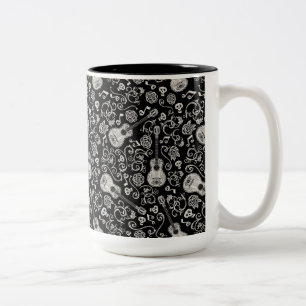 Tasse 2 Couleurs Disney Pixar Coco   Guitare et Motif Rose