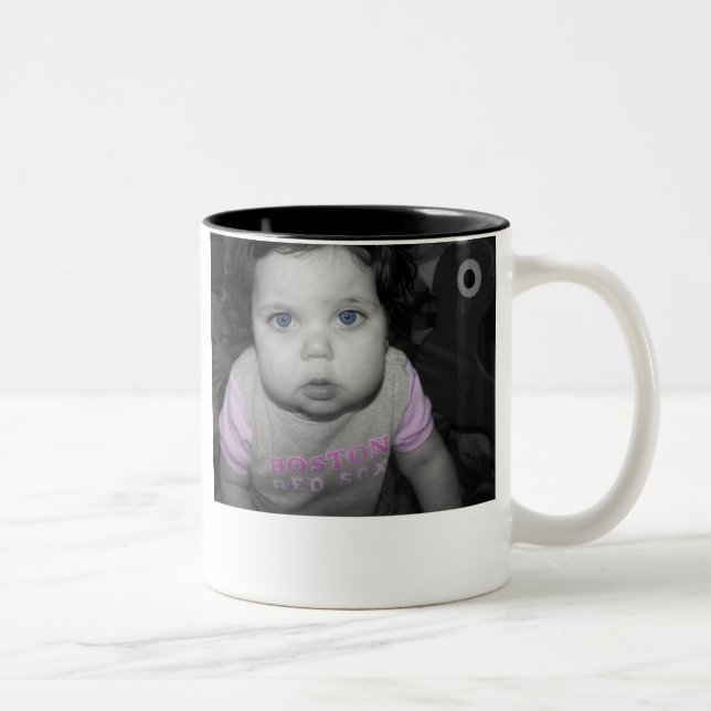 Tasse 2 Couleurs Disparaissent la fête des pères heureuse ! (Droit)