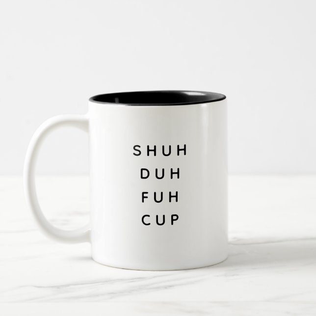 Tasse 2 Couleurs Dit drôle Coworker moderne Citation d'anniversaire (Gauche)