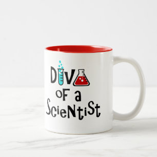 Tasse 2 Couleurs "DIVA d'un scientifique/C'est vivant !"