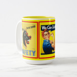 Tasse 2 Couleurs Divers posters classiques de l'Amérique ancienne C