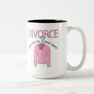 Tasse 2 Couleurs Divorce pour l'espace de cabinet