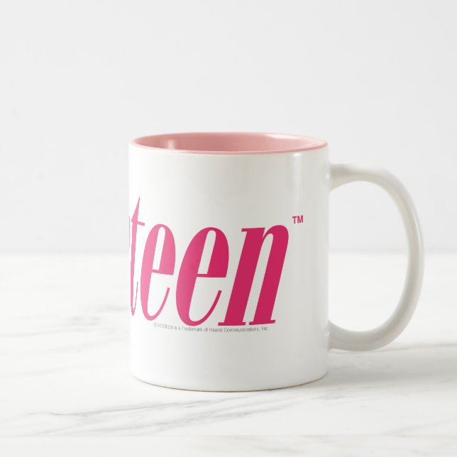 Tasse 2 Couleurs Dix-sept Logo-Magenta (Droit)