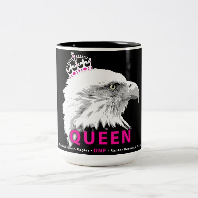 Tasse 2 Couleurs DNF : Reine de nos coeurs ! (Centre)