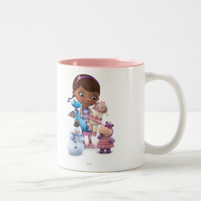 Tasse 2 Couleurs Doc McStuffins et ses amis animaux (Droit)